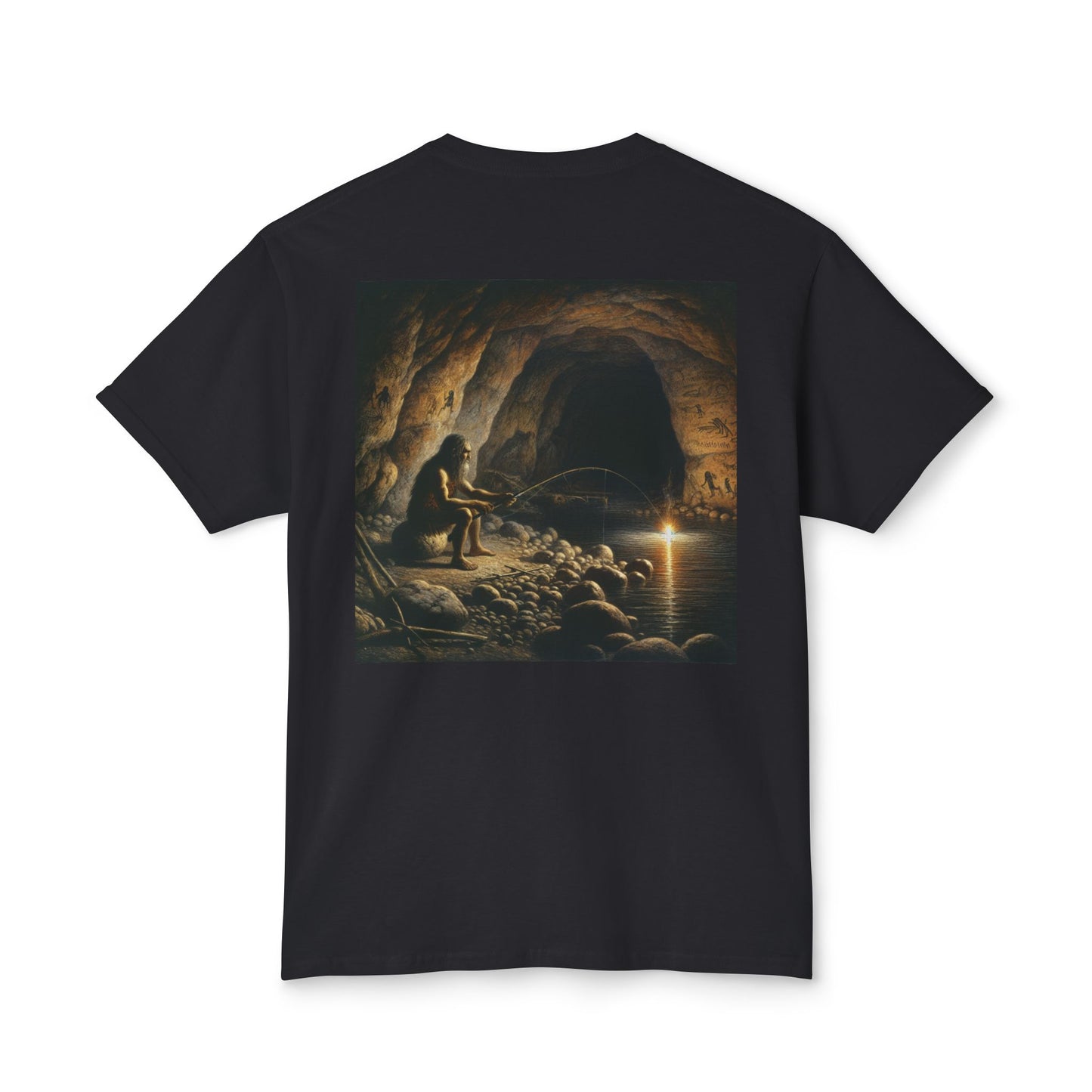 Caveman Fishing T-shirt