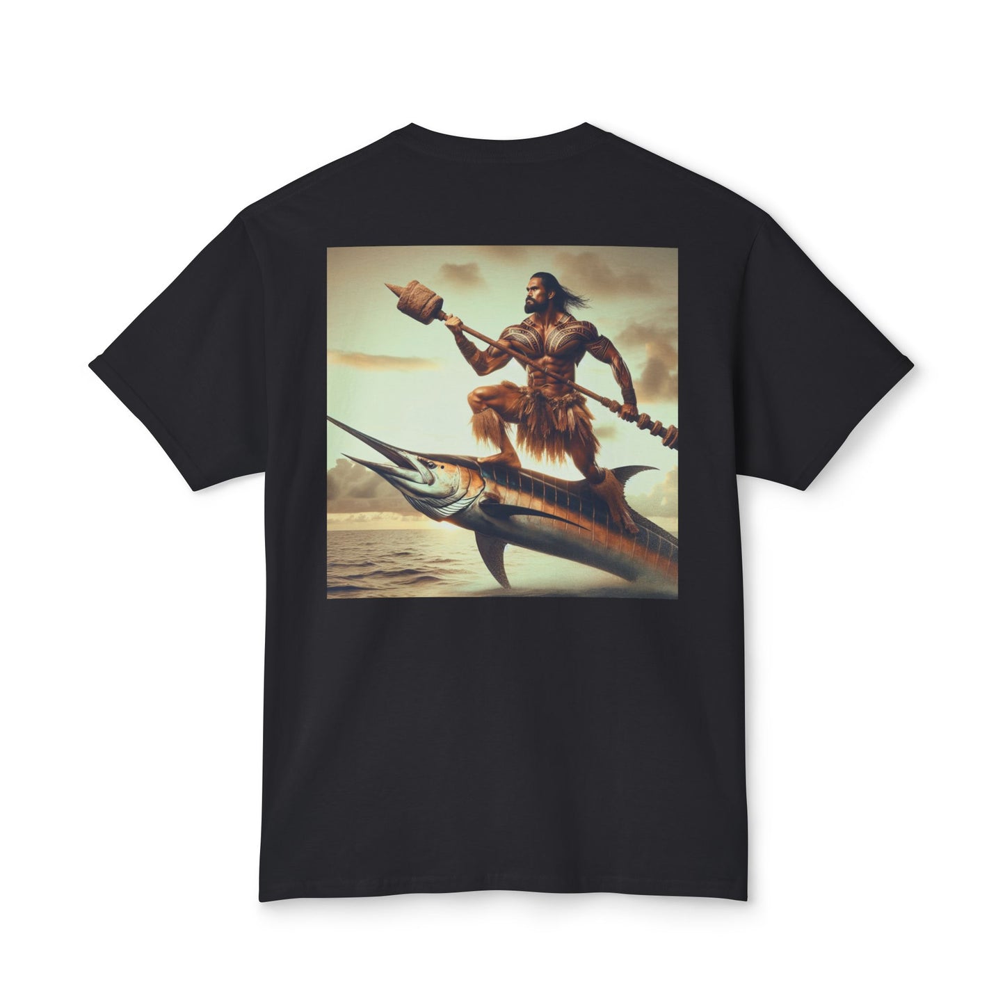 T-Shirt Barbarian On Blue Marlin Fishing Club Design