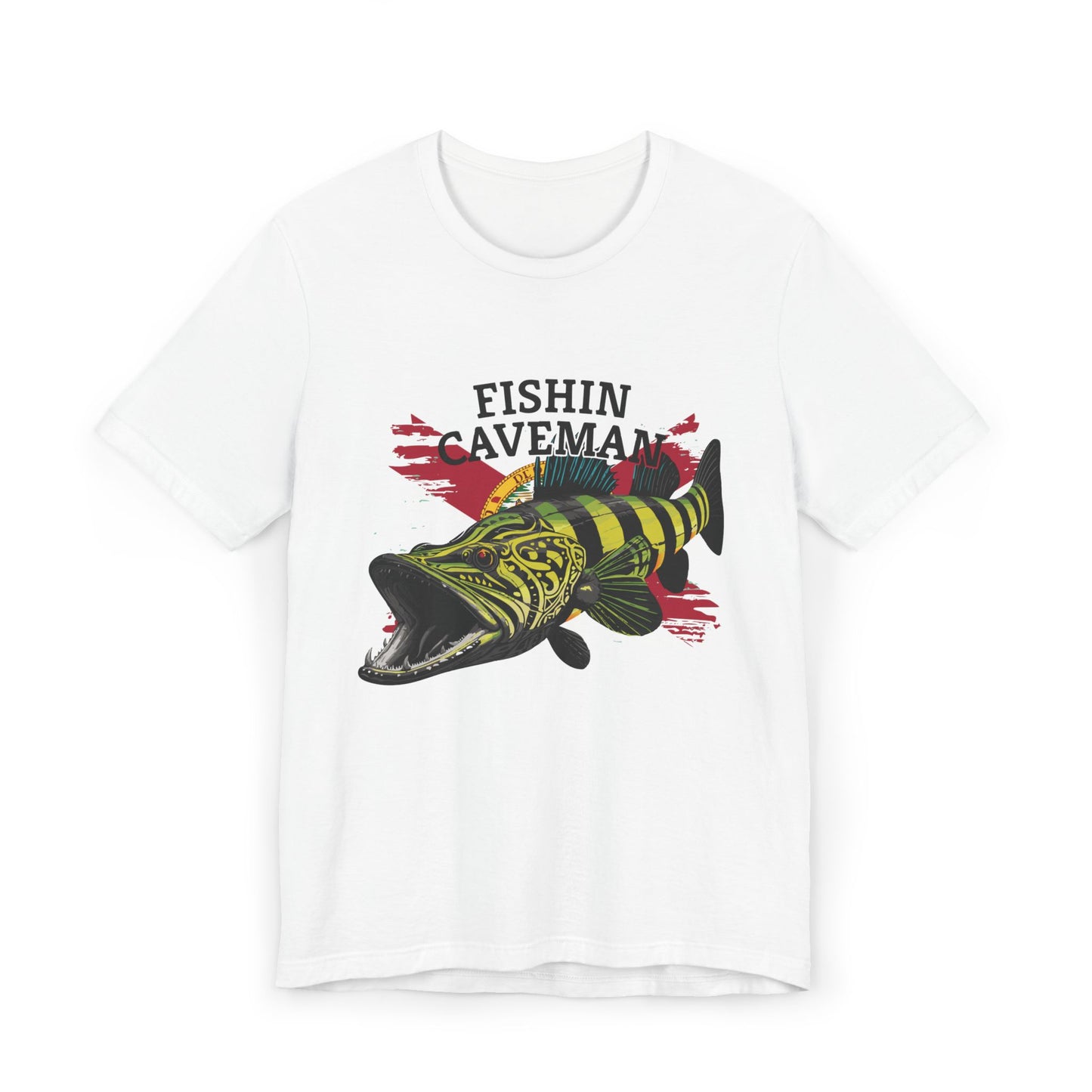 Peacock Bass T-Shirt with Florida Flag Design