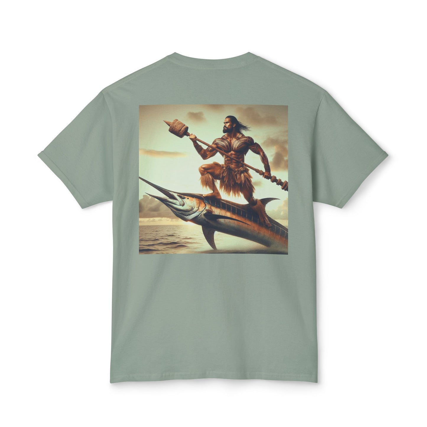 T-Shirt Barbarian On Blue Marlin Fishing Club Design