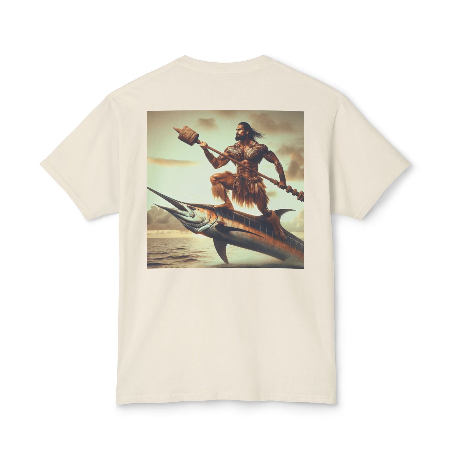 T-Shirt Barbarian On Blue Marlin Fishing Club Design