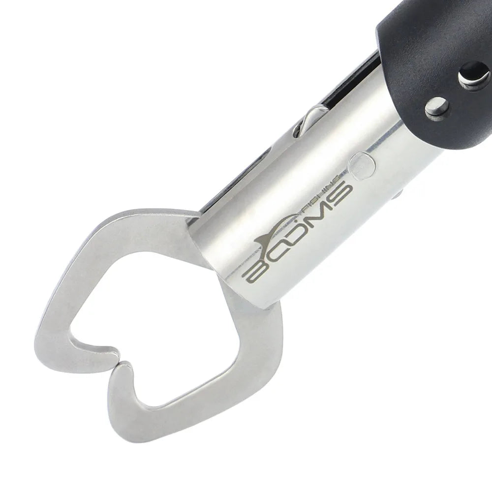 Booms Fishing G1027 Stainless Steel Fish Gripper Pliers Lip Grip Clamp Grabber Trigger Lock  Tool Tackle Box Accessory