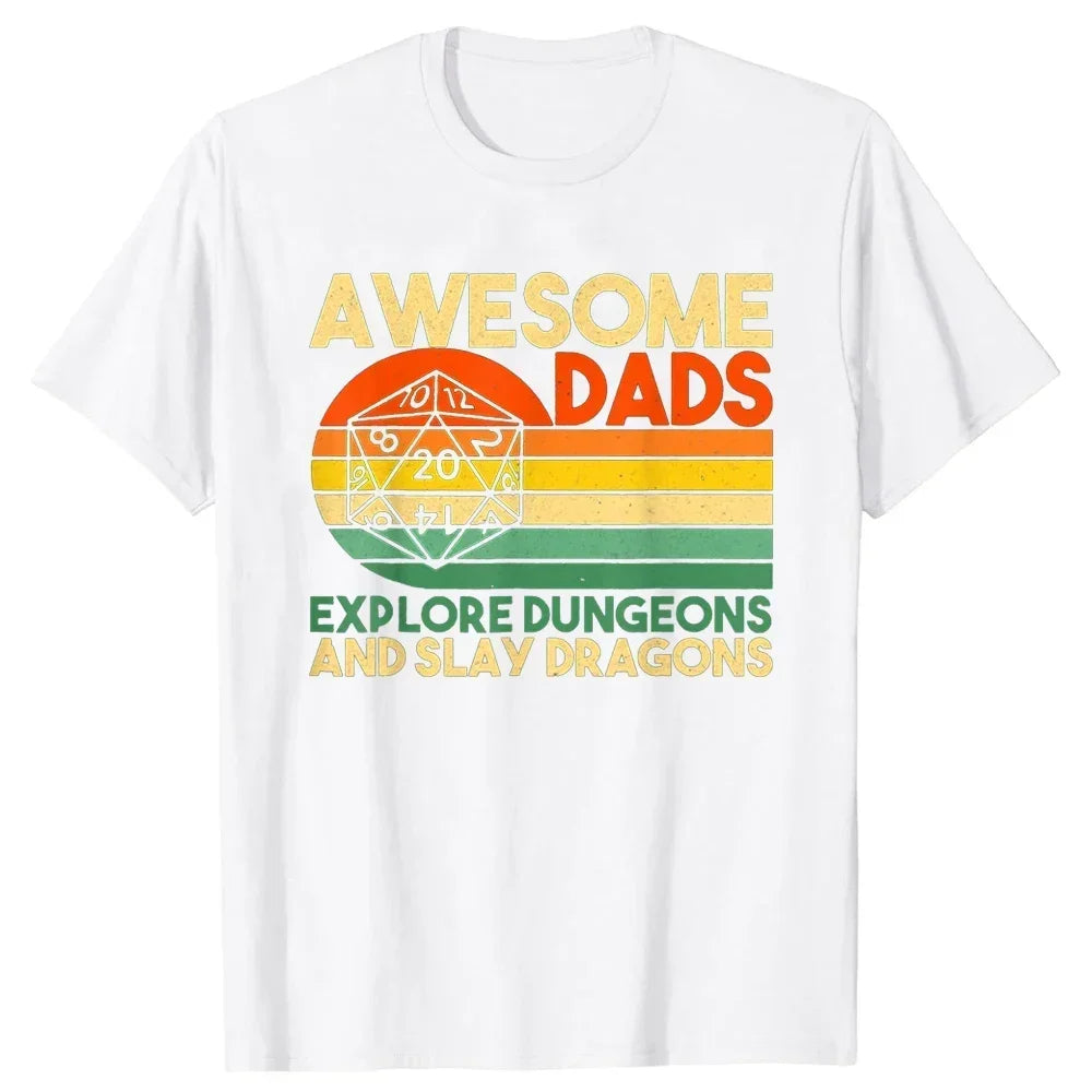 Funny Awesome Dads RPG T-Shirt
