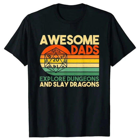 Funny Awesome Dads RPG T-Shirt
