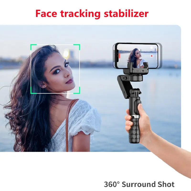 360 Rotation 3-in-1 Gimbal Stabilizer Selfie Stick Tripod