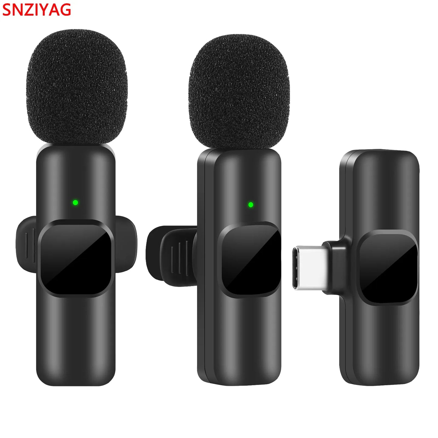 Wireless Lavalier Microphone for iPhone & Android
